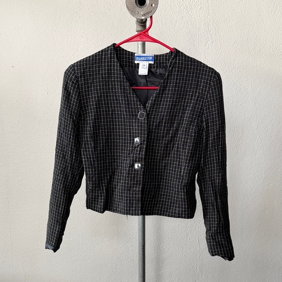 Pendleton Jackets & Blazers - Vintage Pendleton Cropped Rayon Blazer Size 6P